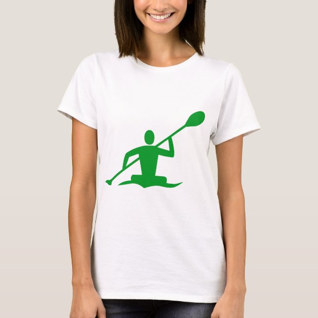 T-shirt Kayak - Vert herbe (Devant)