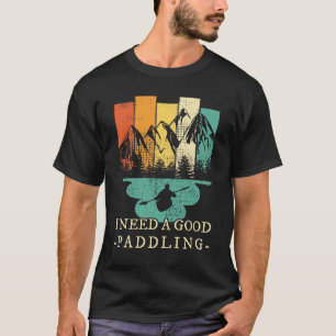 T-shirt Kayaking Canoë Retro