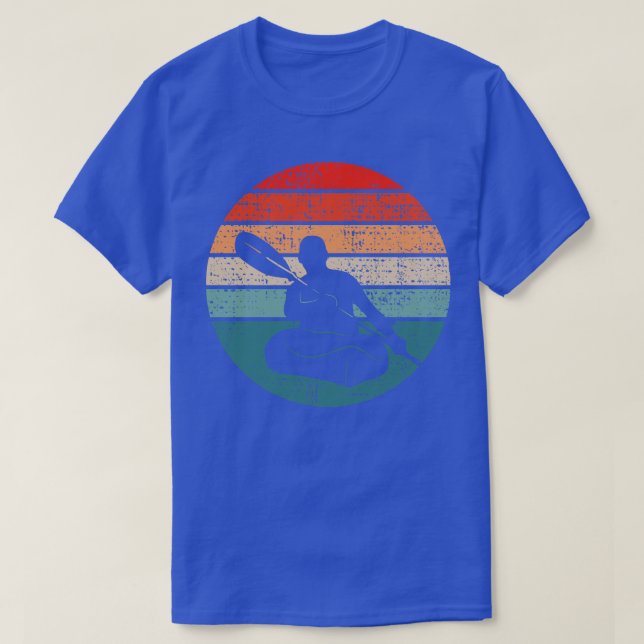 T-shirt Kayaking Canoë Retro 2 (Design devant)