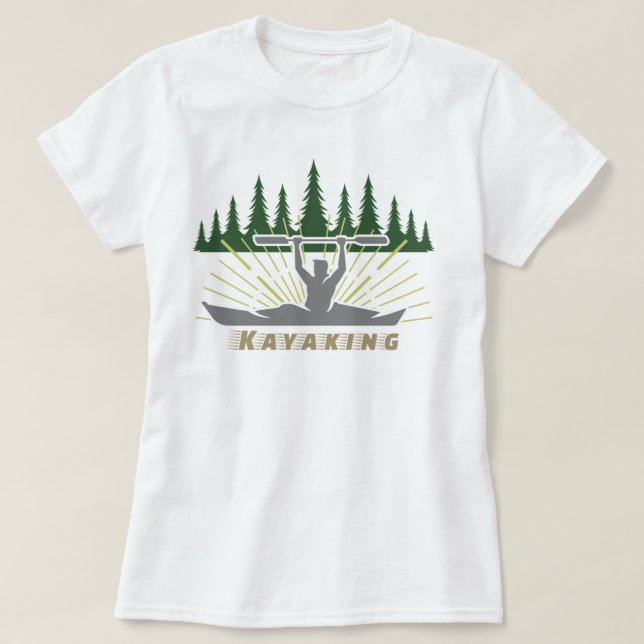 T-shirt Kayaking - For Kayakers (Design devant)