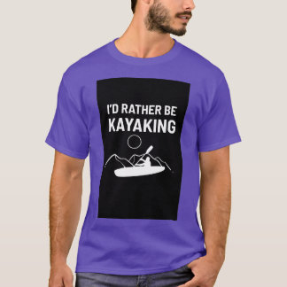 T-shirt Kayaking Kayak Canoeist Rafting eau vive Cadeau 2