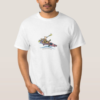 T-shirt kayaking moosyaking d'orignaux du Vermont