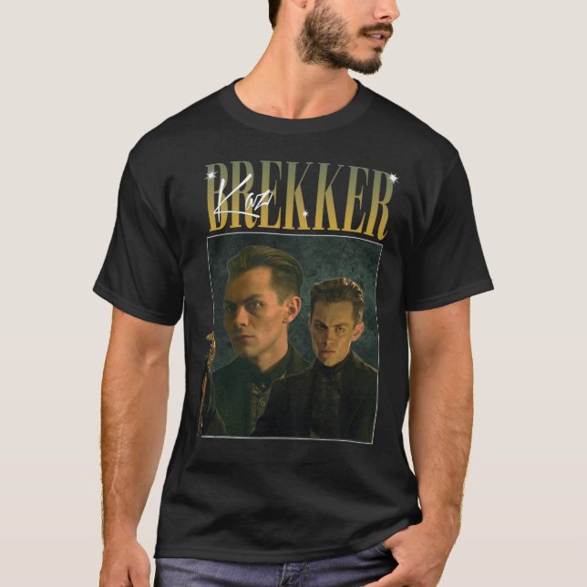 T-shirt Kaz Brekker Shadow and Bone Six of Crows 90&x27 ;  (Devant)