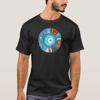 T-shirt Kazakhstan Gokturk Turk Turquie Drapeau Turk Bayra