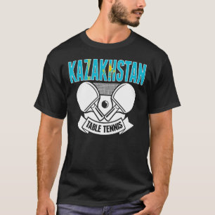 T-shirt Kazakhstan Ping Pong Soutien Kazakhstan Table Kaza