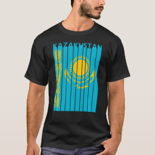 T-shirt Kazakhstan Vintage Kazakhstan Drapeau Vacances