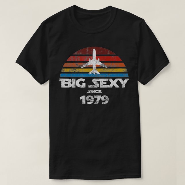T-shirt KC10 Big Sexy depuis 1979 Sunset Air Refueling rés (Design devant)