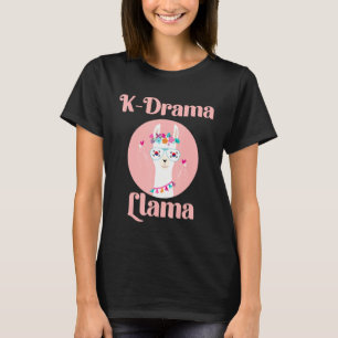 T-shirt Kdrama dramatique Llama Drapeau sud-coréen Kdrama 