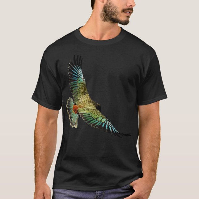T-shirt Kea néo-zélandais (Devant)