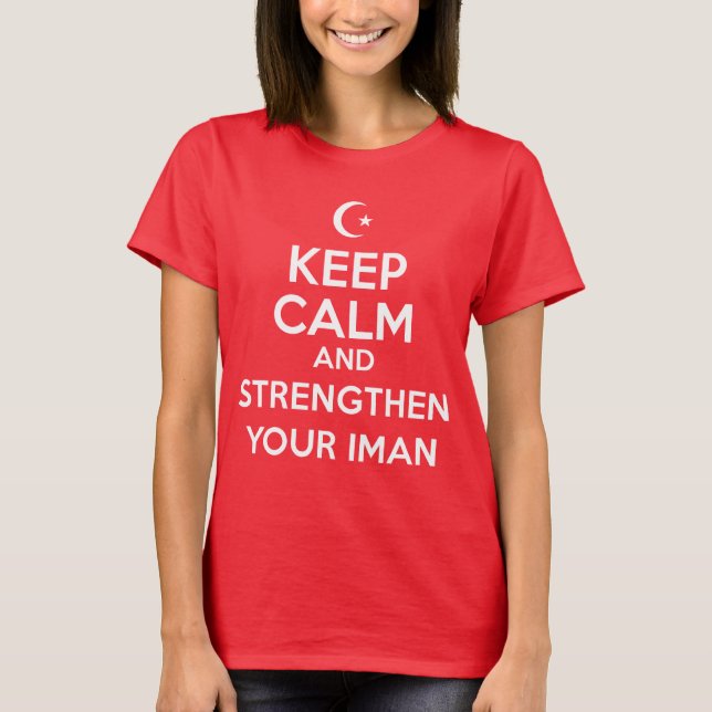 T-shirt Keep calm (Devant)