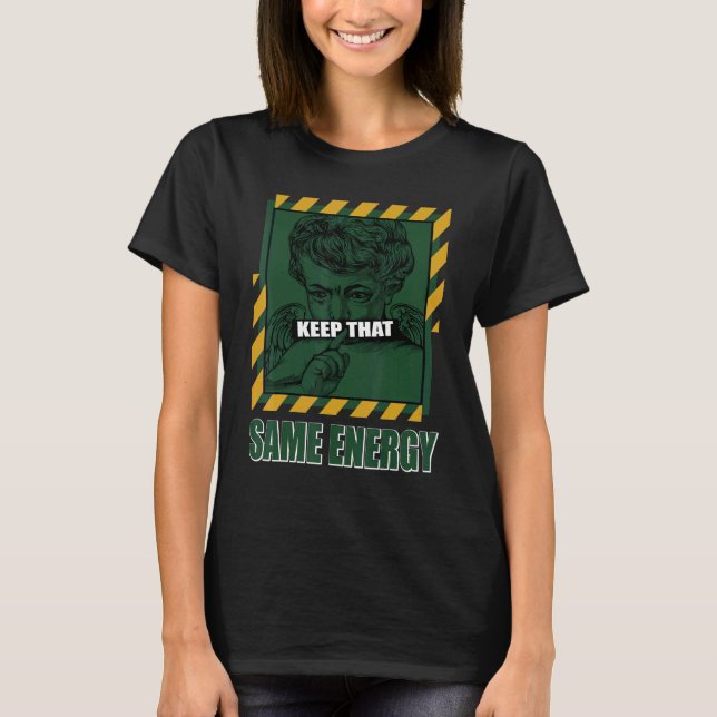 T-shirt Keep Same Energy JD 1 Mid Sonics Noble Green Polle (Devant)