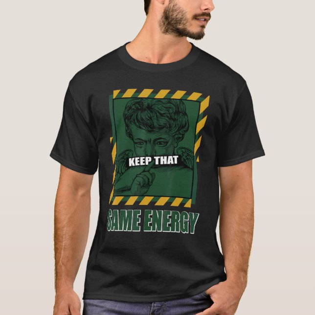 T-shirt Keep Same Energy JD 1 Mid Sonics Noble Green Polle (Devant)