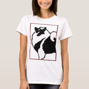 T-shirt Keeshond Graphics - Cute Original Chig Art