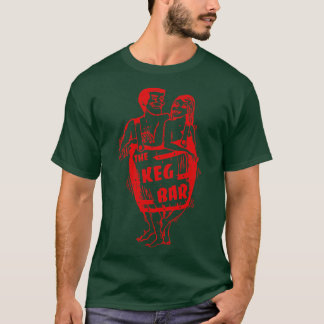 T-shirt Keg Bar Retro Defunct Tavern