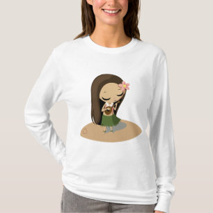 T-shirt Keilana la fille de danse polynésienne