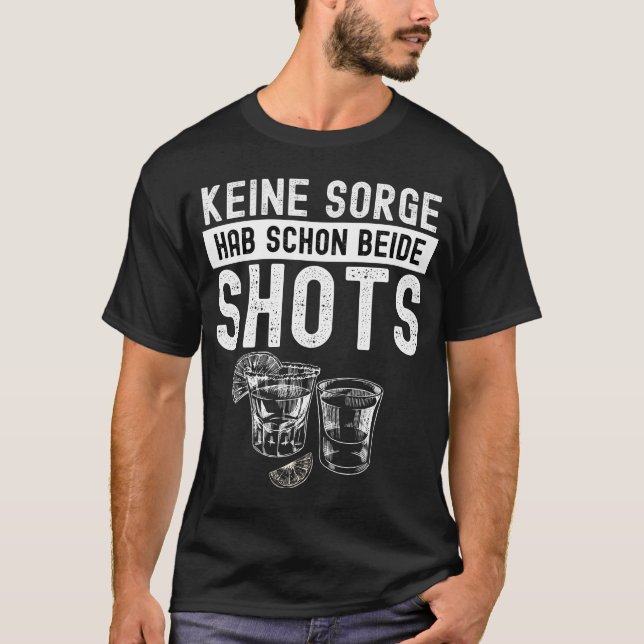 T-shirt Keine Sorge Hab Schon Beide Shorts (Devant)