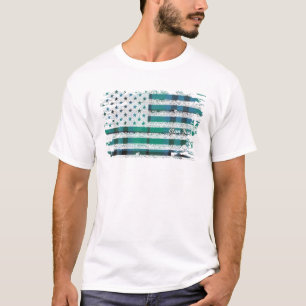 T-shirt Keith Nom de famille American Flag Scottish Clan T