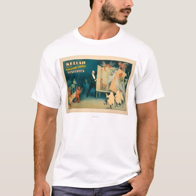 T-shirt Kellar et ses Magi embarrassants de mystères de (Devant)