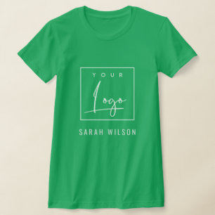T-shirt Kelly Green Business Ajoutez Votre Logo Avec Le No