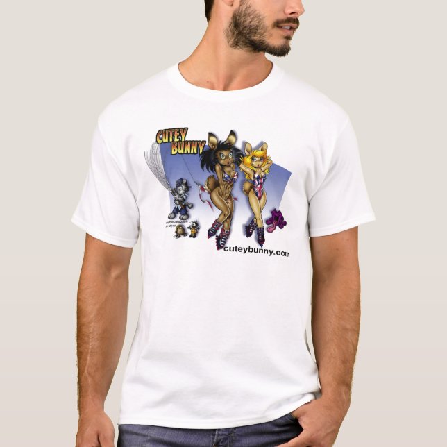 T-shirt Kelly o'hare ! (lapin de cutey) (Devant)