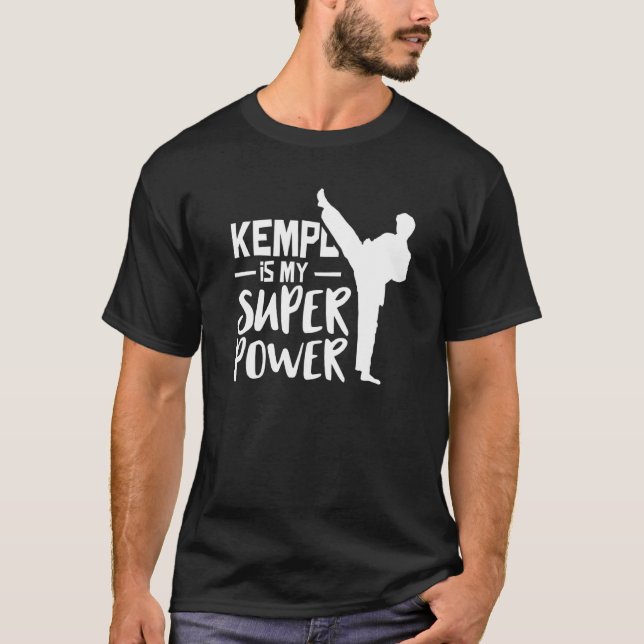 T-shirt Kempo est ma superpuissance Kenpo Karate Shaolin M (Devant)