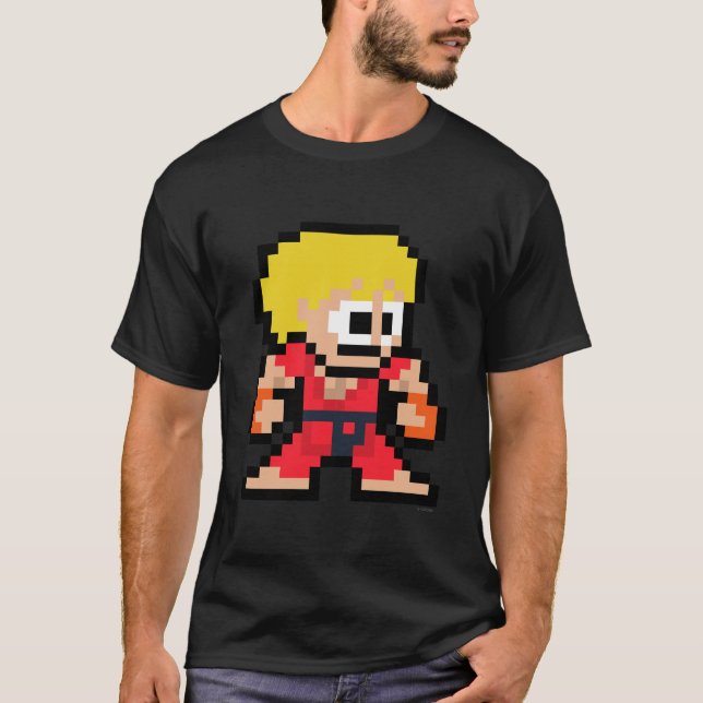 T-shirt Ken à 8 bits (Devant)