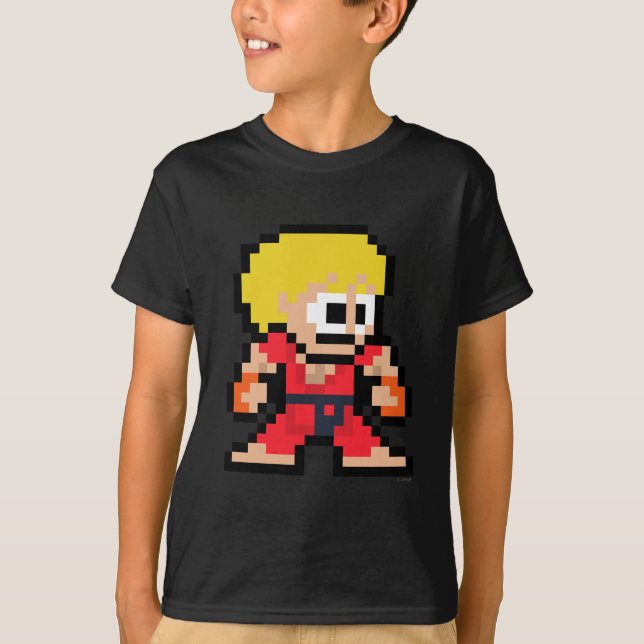 T-shirt Ken à 8 bits (Devant)