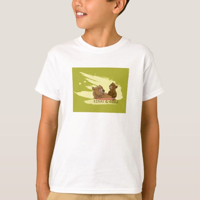 T-shirt Kenai et Koda Brother Bear souriant Disney (Devant)