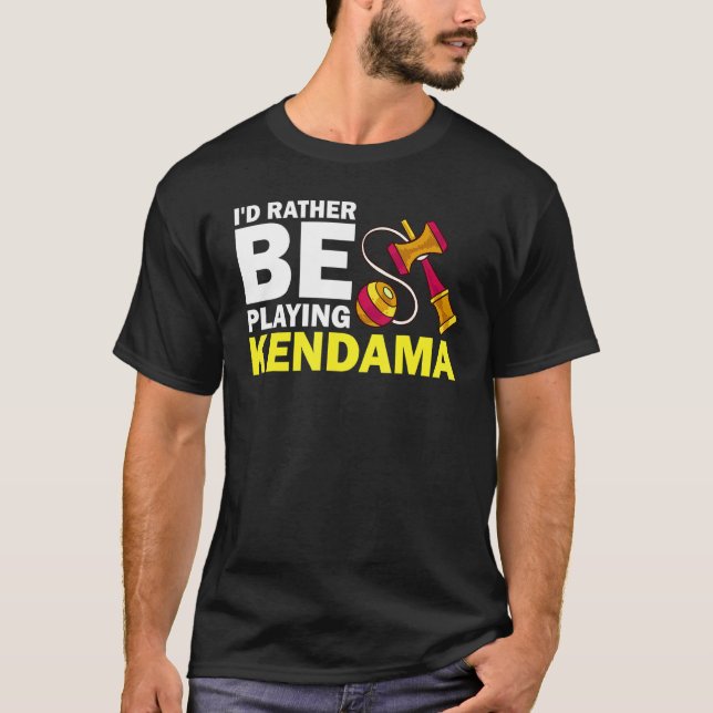 T-shirt Kendama Trick Japonais Jeu de balle Jouet Débutant (Devant)