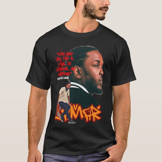 T-shirt Kendrick Lamar Be Different (Devant)