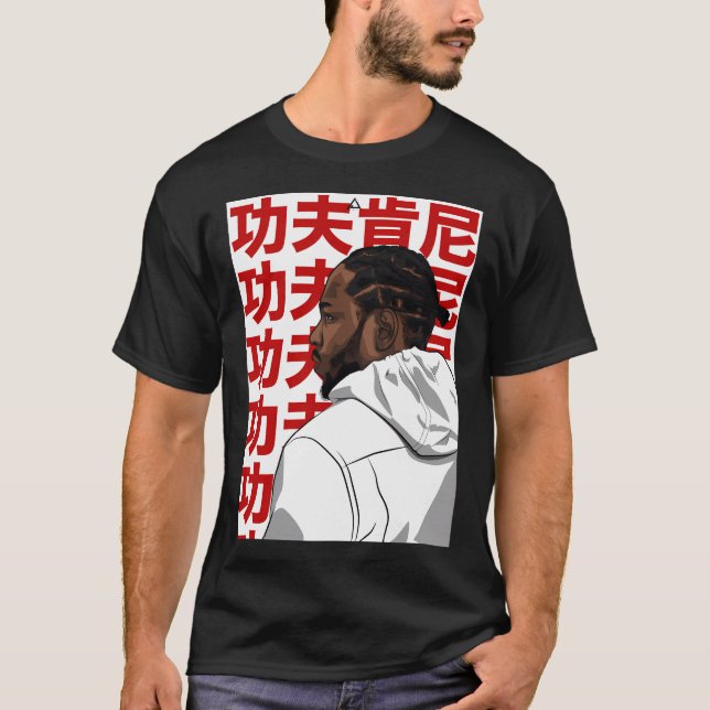T-shirt Kendrick Lamar (Kung Fu Kenny) (Devant)