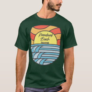 T-shirt Kennebunk Beach Maine ME Sunset Sunrise Souvenir P