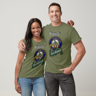 T-Shirt Kennedy Clan Badge & Tartan