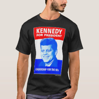 T-shirt Kennedy pour le président Leadership dans les anné