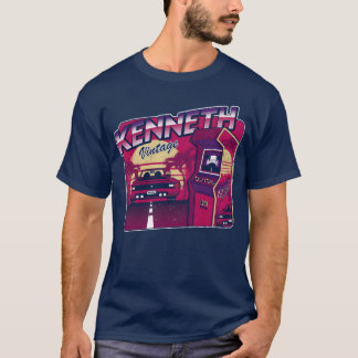 T-shirt Kenneth Personnalisé Vintage Gamer 80s 90s
