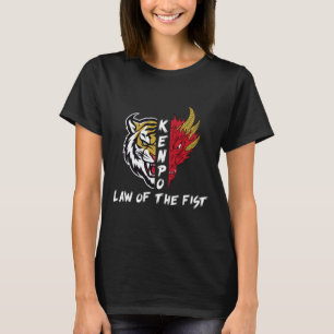 T-shirt Kenpo Karate Loi Du Premier Drôle Drôle Dit Martia