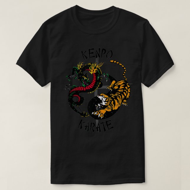 T-shirt Kenpo Karate SDefense Martial Arts (Design devant)