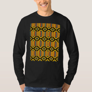 T-shirt Kente Cloth Imprimer Tribal Africain Ethnique Kent