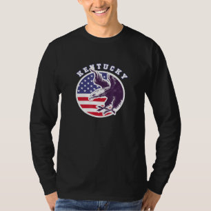 T-shirt Kentucky American Patriot Veteran Eagle Pride Stat