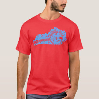 T-shirt Kentucky Bluegrass Mon herbe est bleu Appalaches M