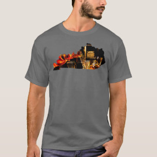 T-shirt Kentucky I Bourbon Trail Barrel Cadeau d'État Cart