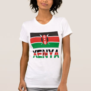 T-shirt Kenya et drapeau kenyan