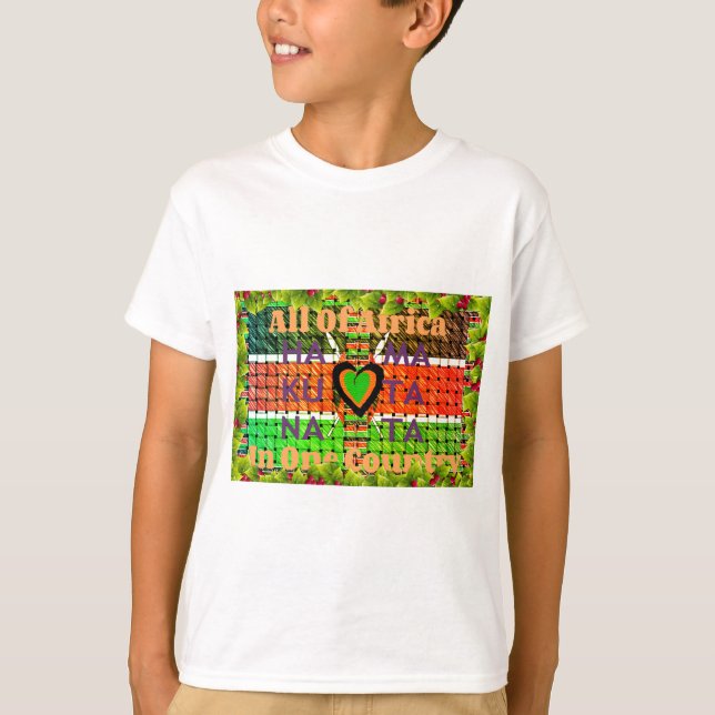 T-shirt Kenya Hakuna Matata (Devant)
