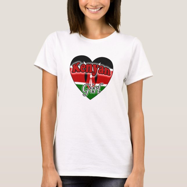 T-shirt Kényan Girl (Devant)