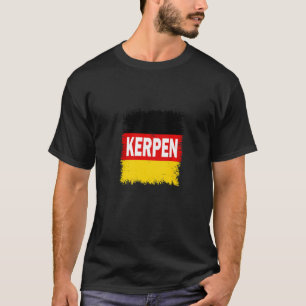 T-shirt Kerpen Allemagne avec drapeau allemand