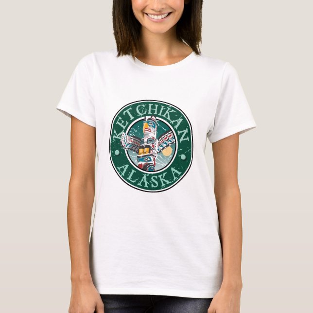 T-shirt Ketchikan, chemises de l'Alaska (Devant)