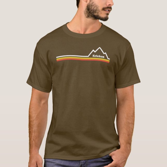 T-shirt Ketchum, Idaho (Devant)
