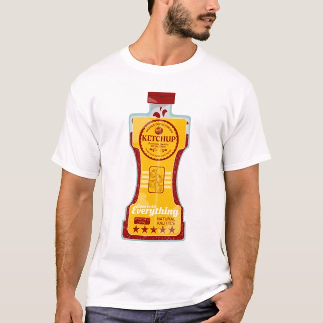 T-shirt Ketchup tomate (Devant)