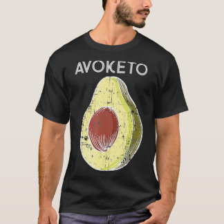 T-shirt Keto Diet Avoketo Avocado Cadeau