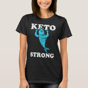 T-shirt Keto Poisson fort Musées de régime alimentaire Két
